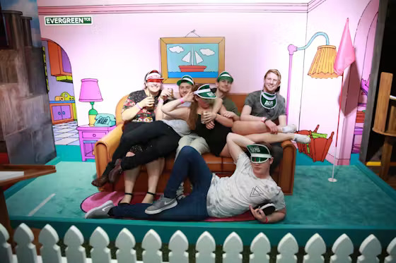 people having fun at a mini golf venue on the Gold Coast